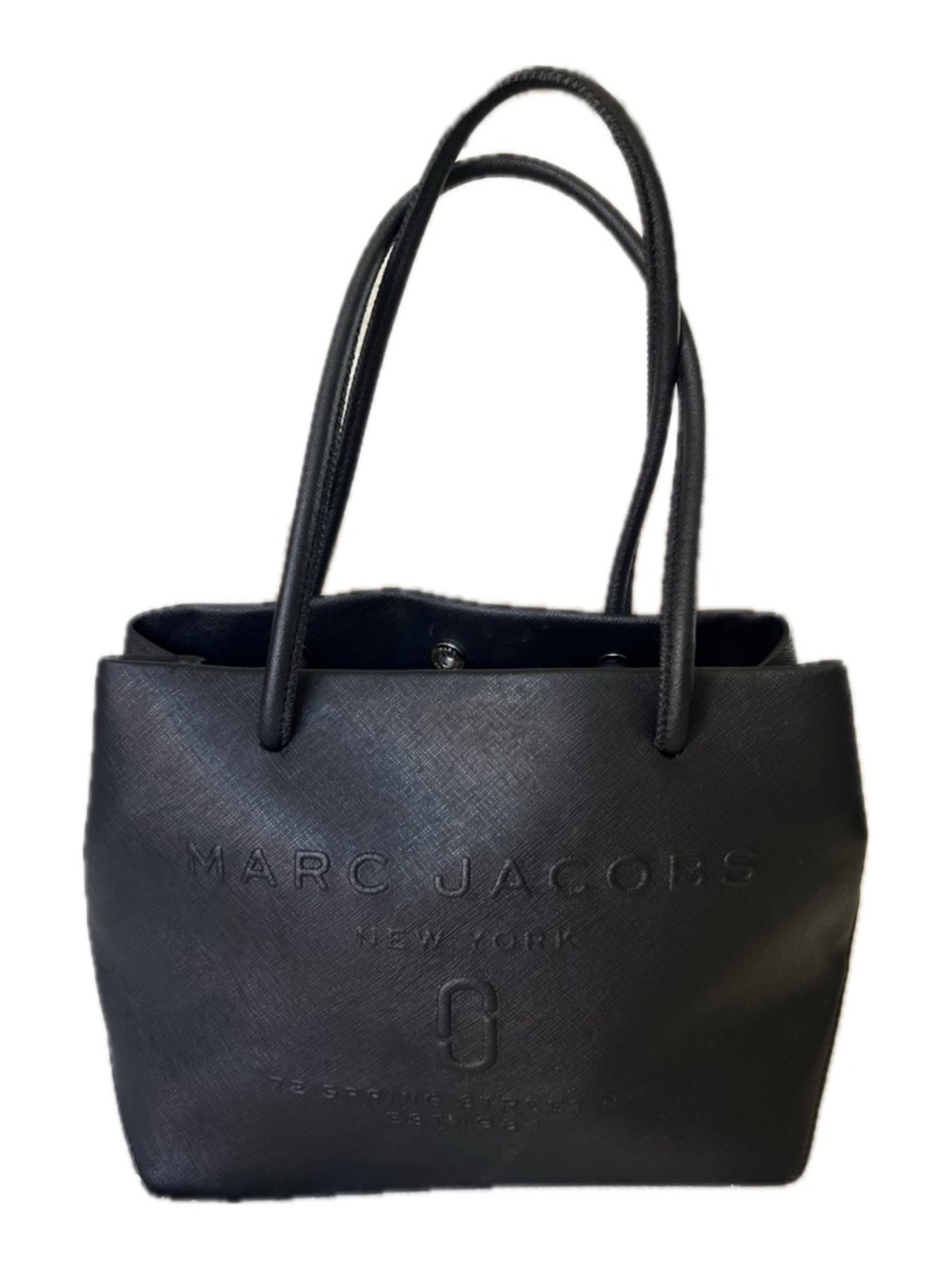 Marc Jacobs Black Saffiano Leather Shopper Tote Bag M0013991